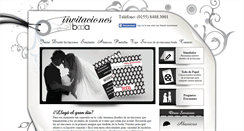 Desktop Screenshot of invitacionesboda.mx