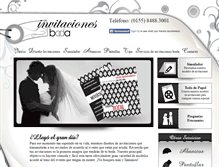 Tablet Screenshot of invitacionesboda.mx